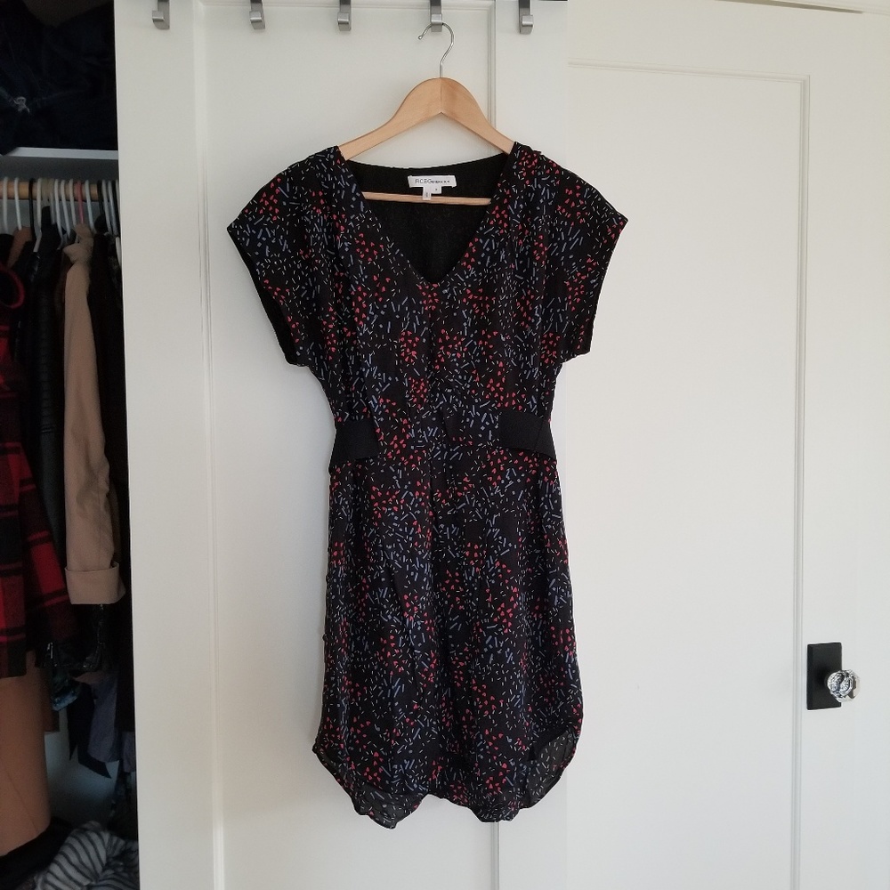 BCBG Hi-Low V-neck Dress